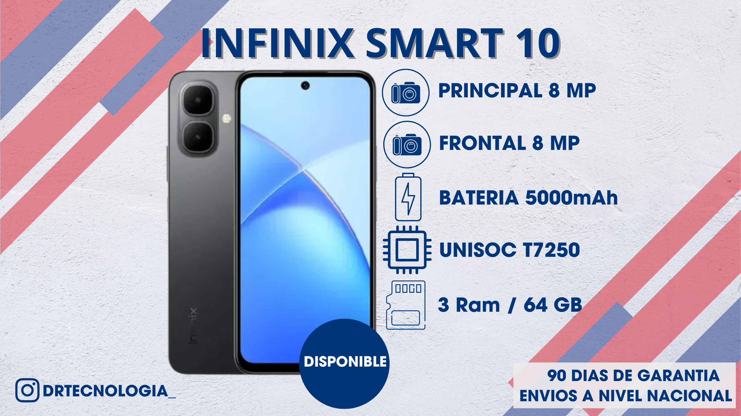 TELEFONO INFINIX SMART 10 3/64GB 